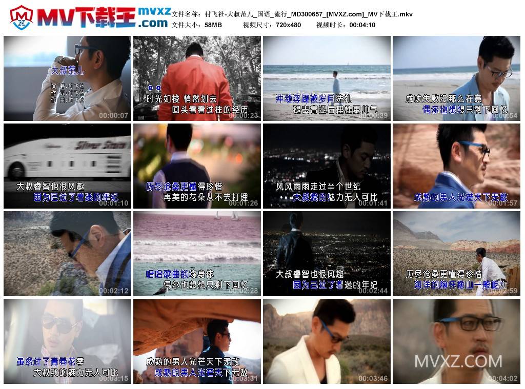 付飞社-大叔范儿_国语_流行_MD300657